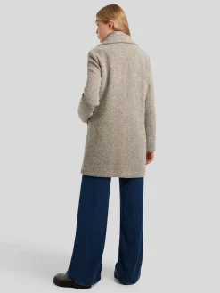 Wollmantel mit Blende