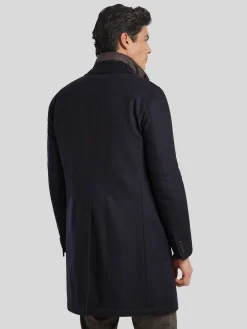 Wollmantel mit Blende CELLANO