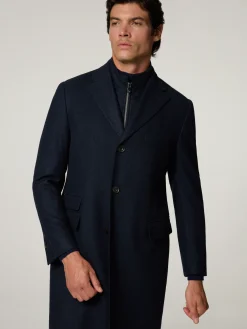 Wollmantel mit Kaschmir