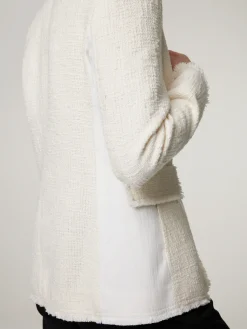 Zweireihiger Blazer aus Tweed